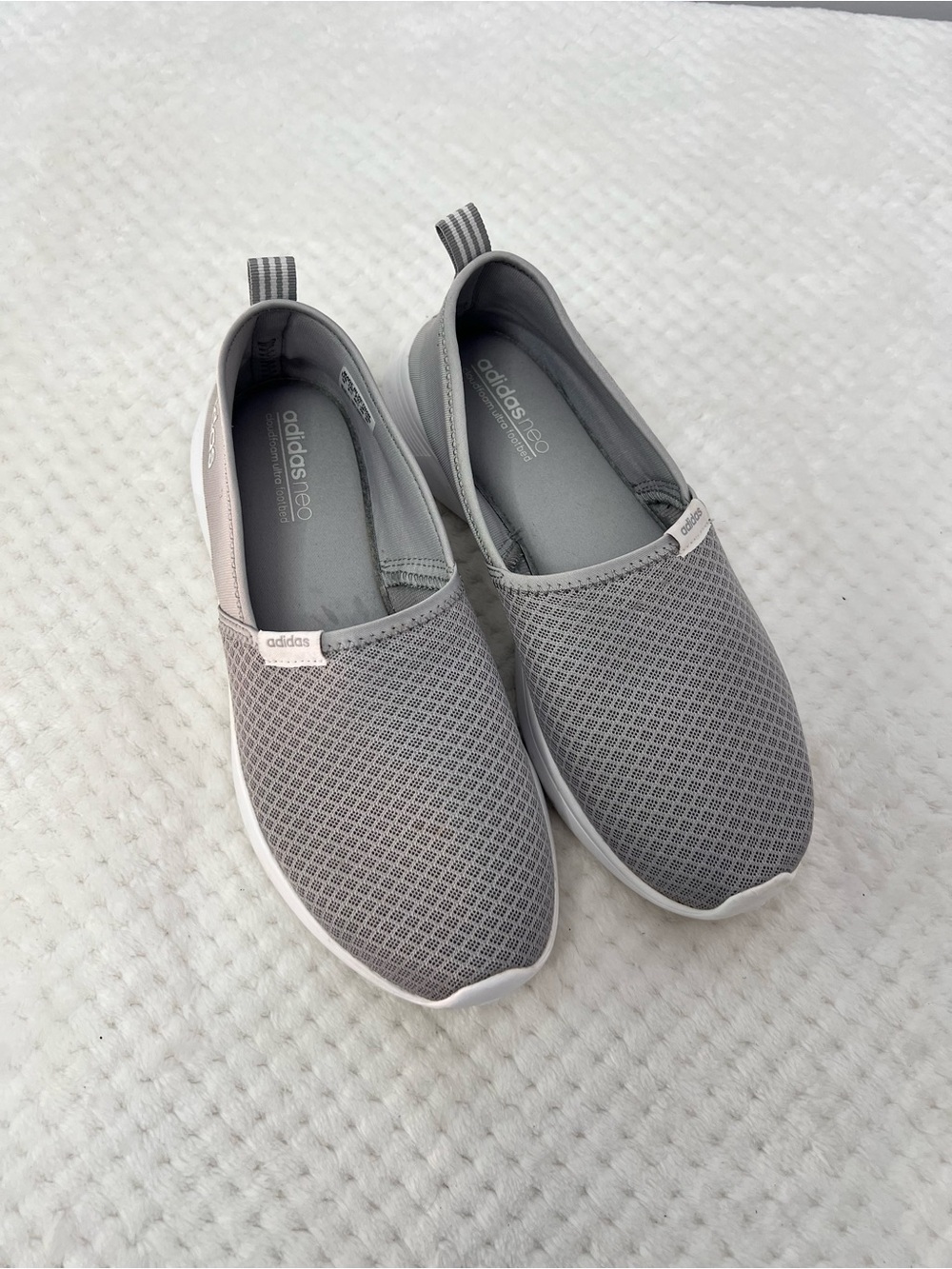 adidas Grey Slip-On Sneakers